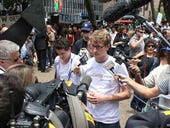 Wikileaks protest gets police tick