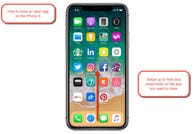How to close an open app on the iPhone X