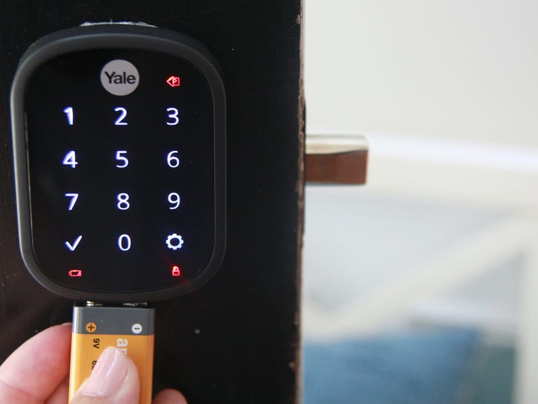How to unlock the Yale Assure Lock SL when the batteries die | ZDNet