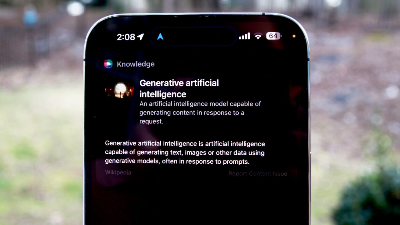 Generative AI on the iPhone