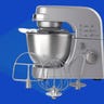 Hamilton Beach Electric Stand Mixer on blue background
