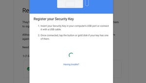 Registering the second key