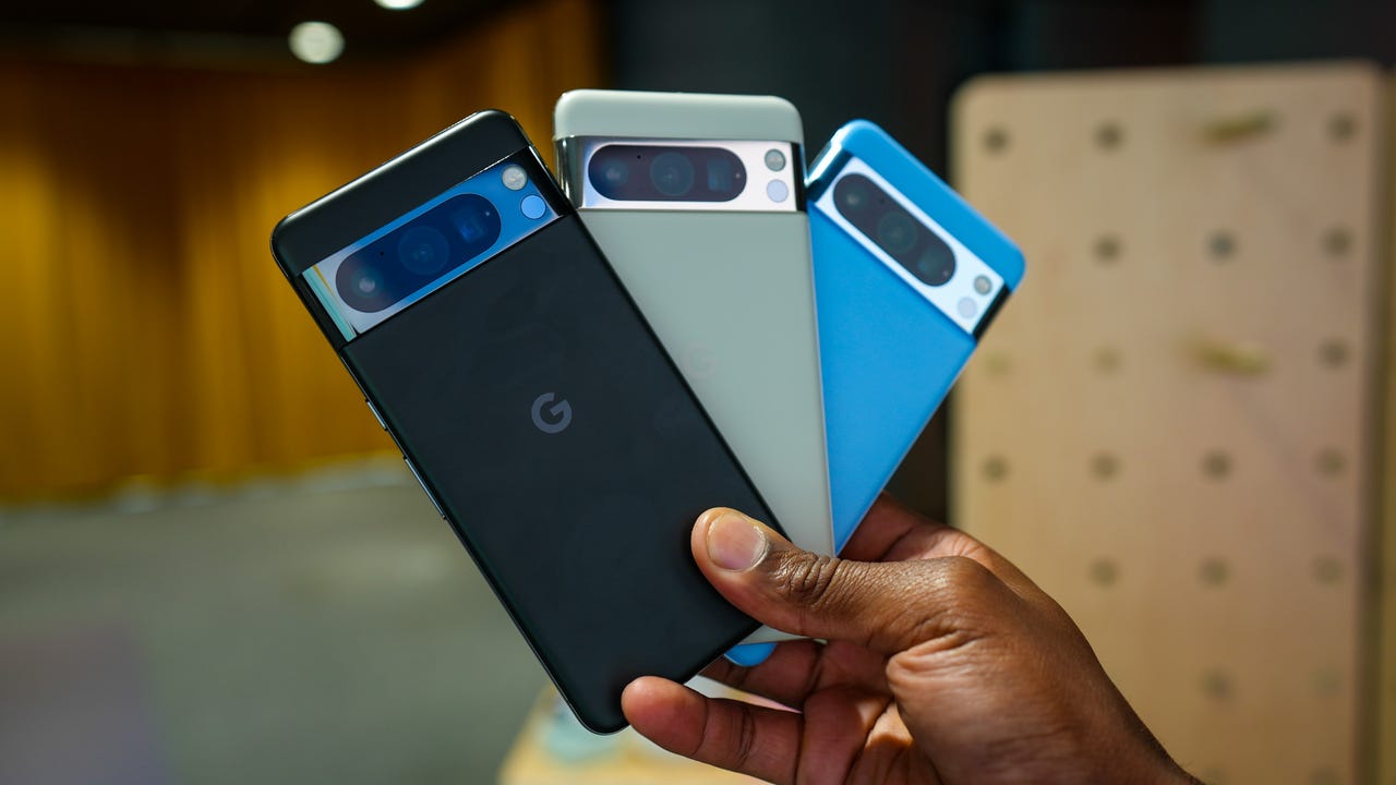 Google Pixel 8 in all colors
