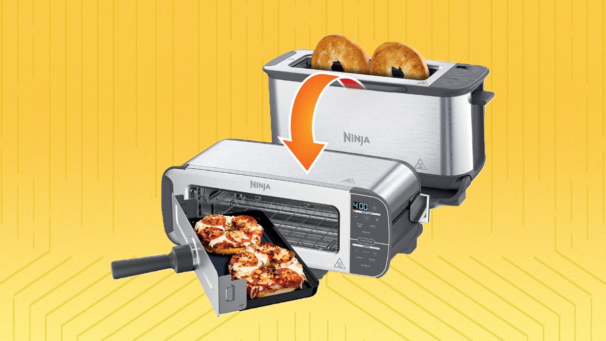 ninja foodi 2 in 1 flip toaster