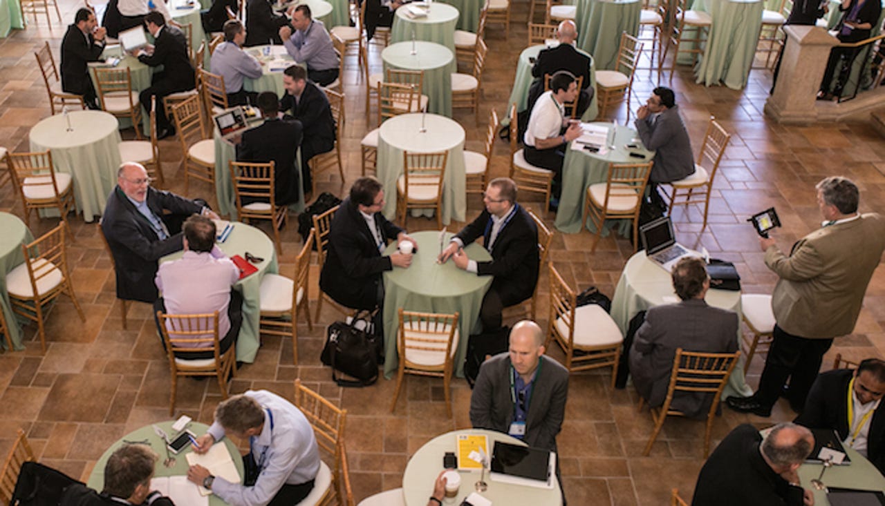 Networking at last year's Intel Global Capital Summit in San Diego.
