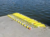 This swarm of robot submersibles can be controlled as a single entity