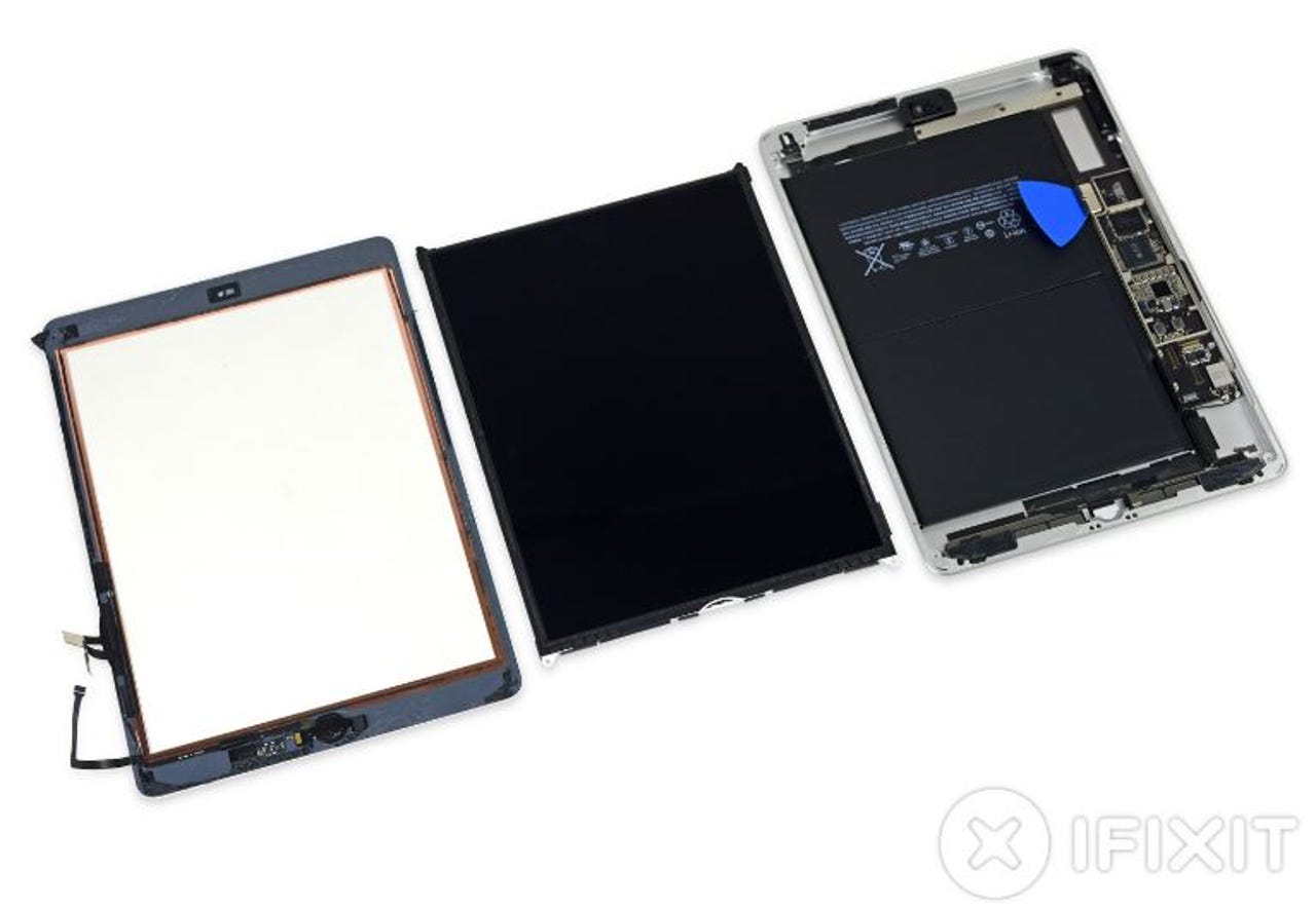 Teardown of iPad Air Reveals A7 Chip, LG Display, Qualcomm LTE