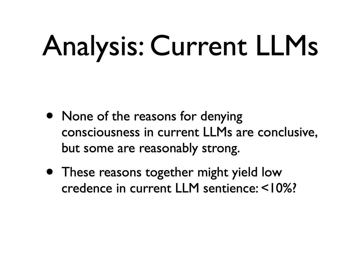 Analysis: Current LLMs