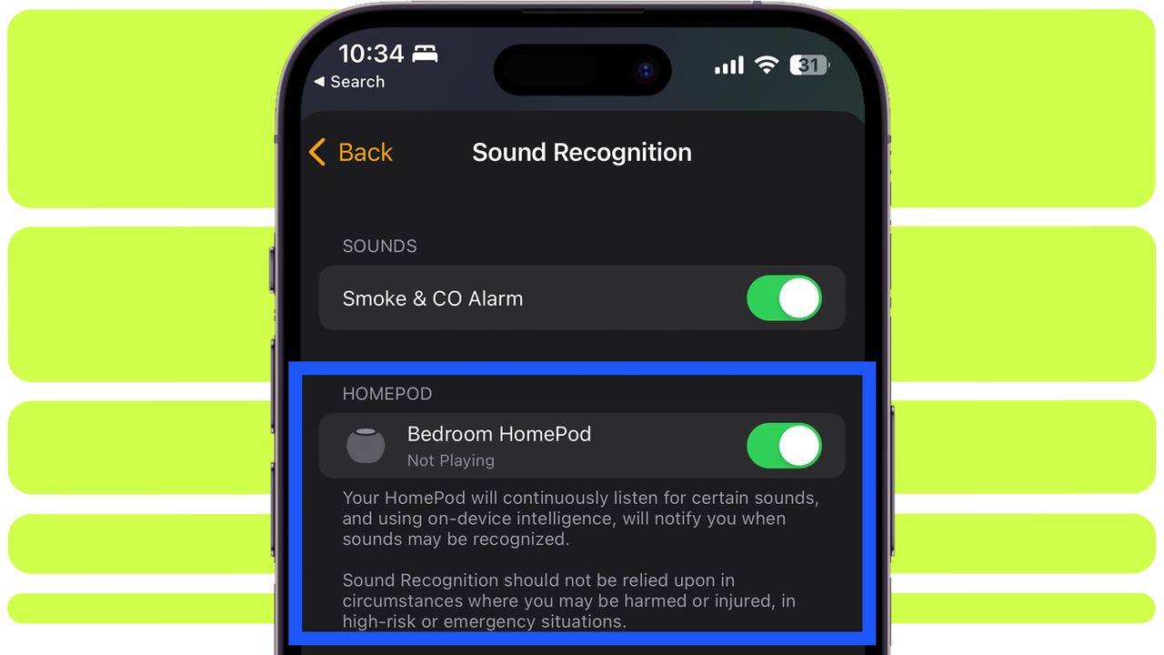 How to detect smoke alarms on HomePod & HomePod mini