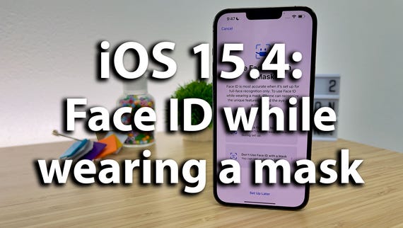 How to unlock your iPhone with Face ID while wearing a mask