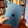 iPad Air blue from the back