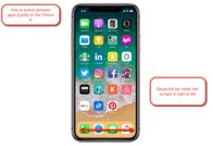 How to switch between open apps quickly on the iPhone X