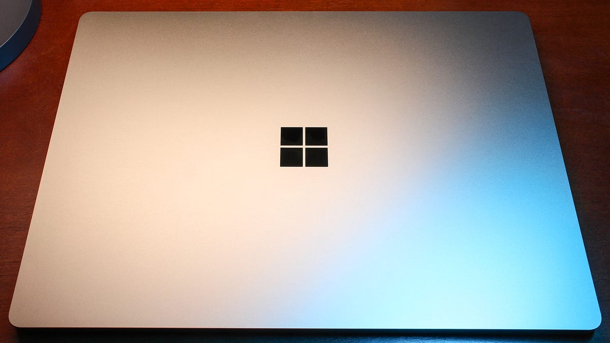 Microsoft Surface 5 laptop with lid closed