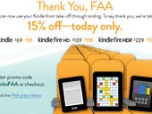 Amazon steals FAA's thunder with one-day Kindle deal