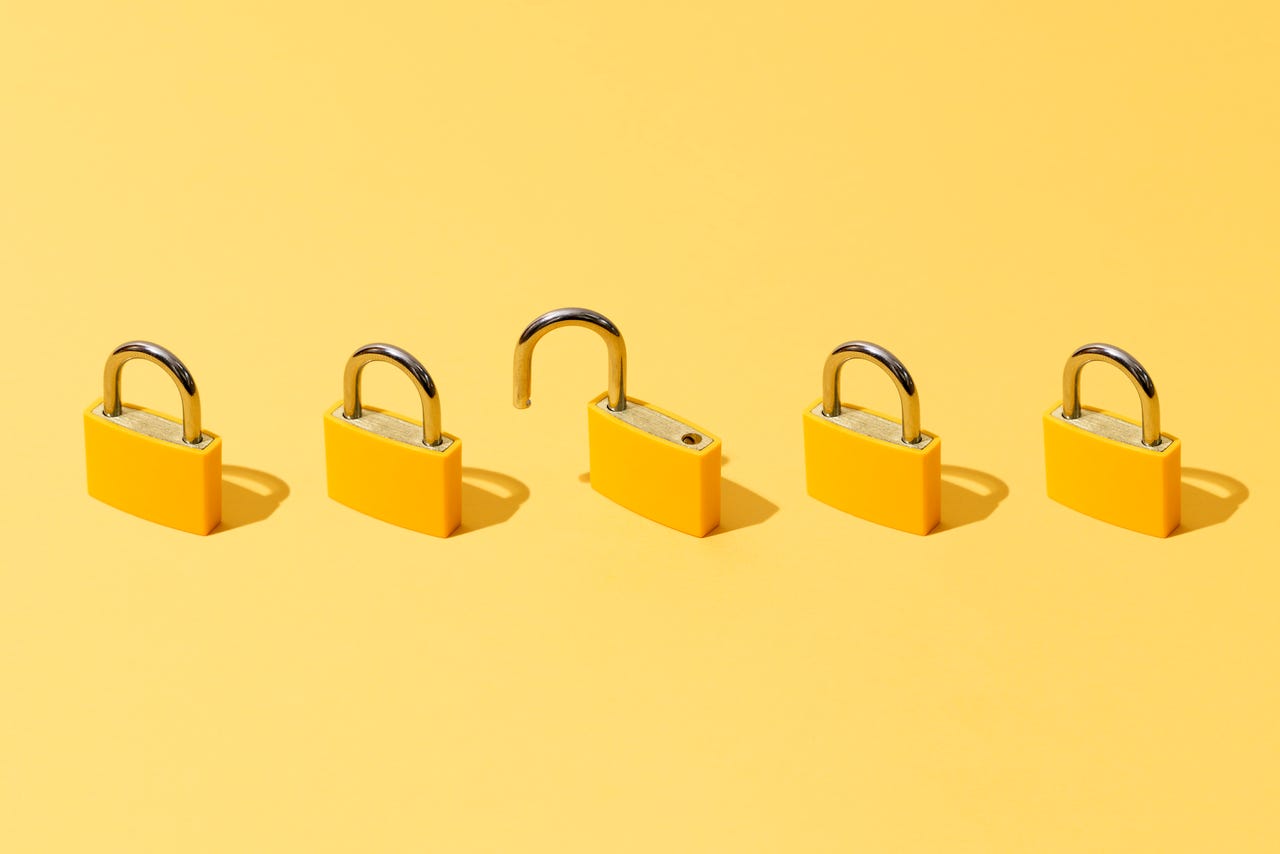 a series of locks