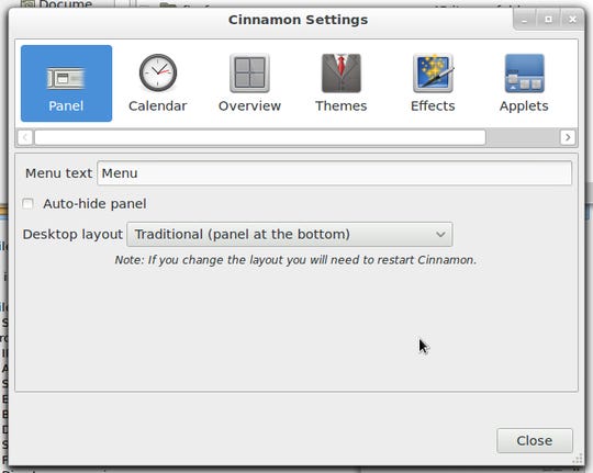 Say hello to Cinnamon, Mint's new GNOME 2.x style Linux desktop.