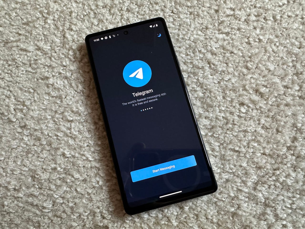 Telegram's messaging app