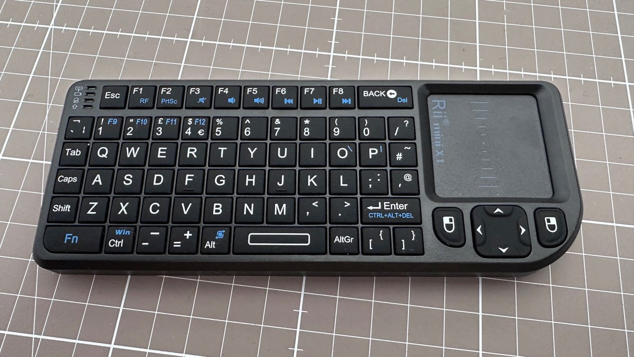Rii 2.4G mini wireless keyboard with touchpad