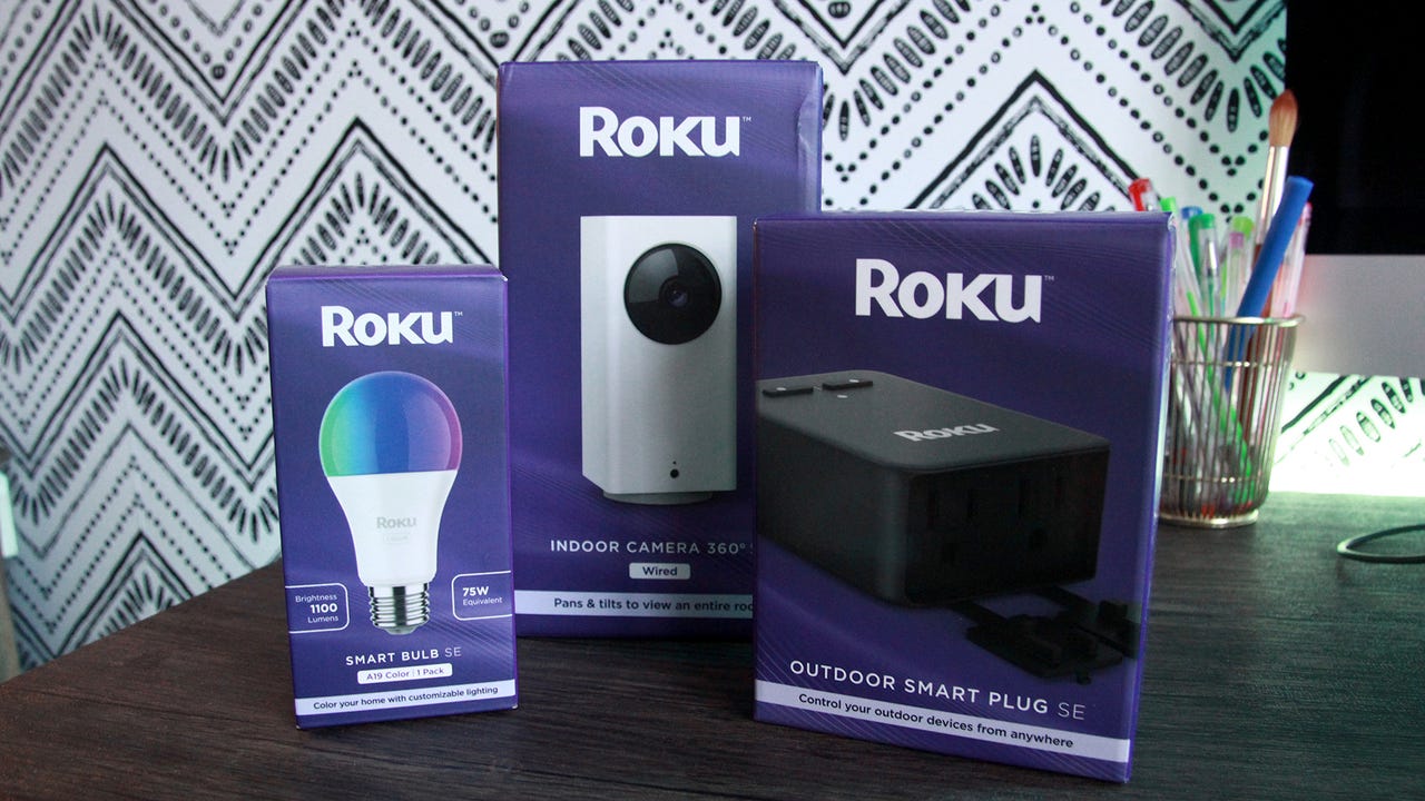 Roku products on a table