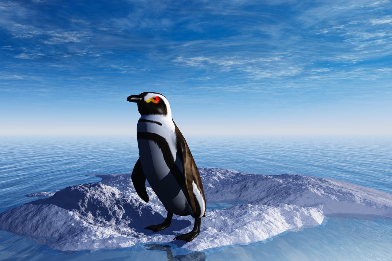 AI-enhanced penguin