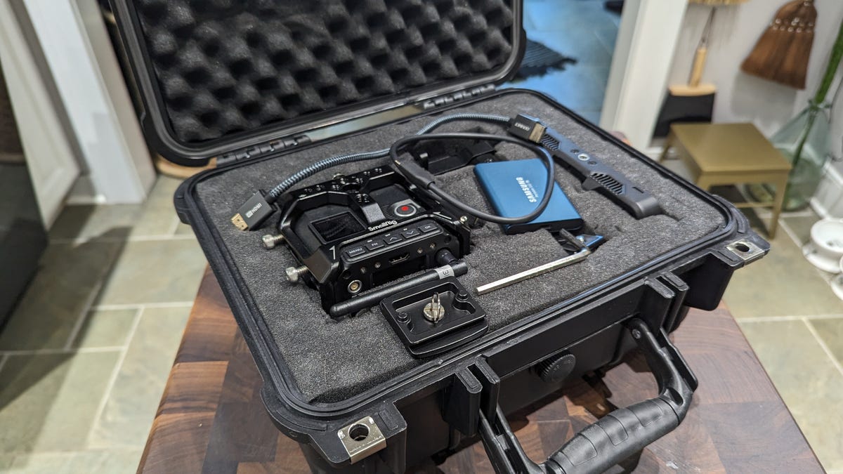 This rugged hard case is perfect for lugging your costly camera and other tech around