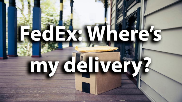 FedEx kept texting me to say I wasn't home. While I was home