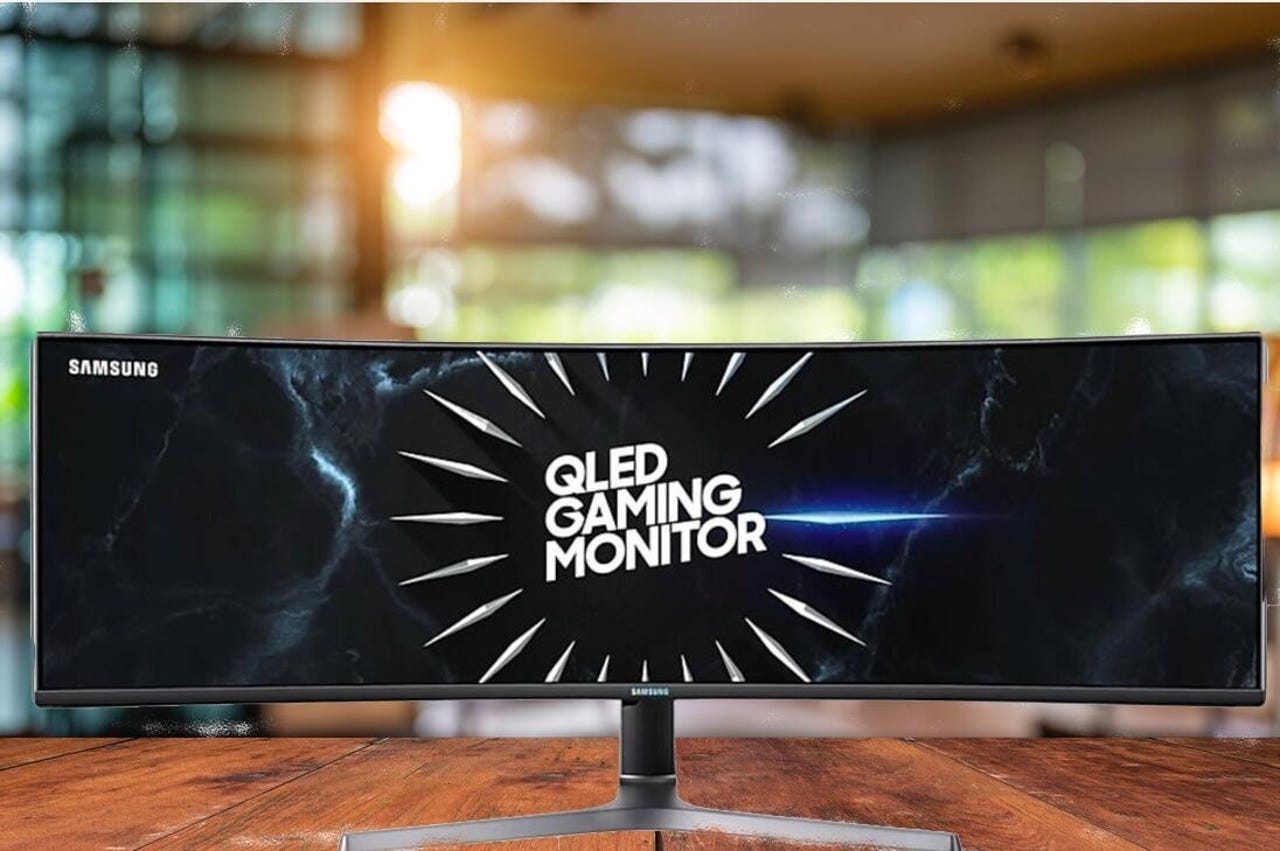 børn chikane forståelse Samsung's 49-inch ultrawide gaming monitor is only $580 | ZDNET