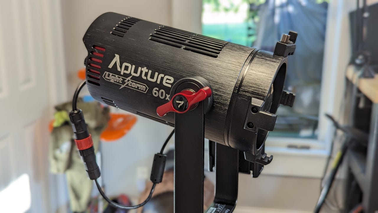 The Aputure LS 60X light.