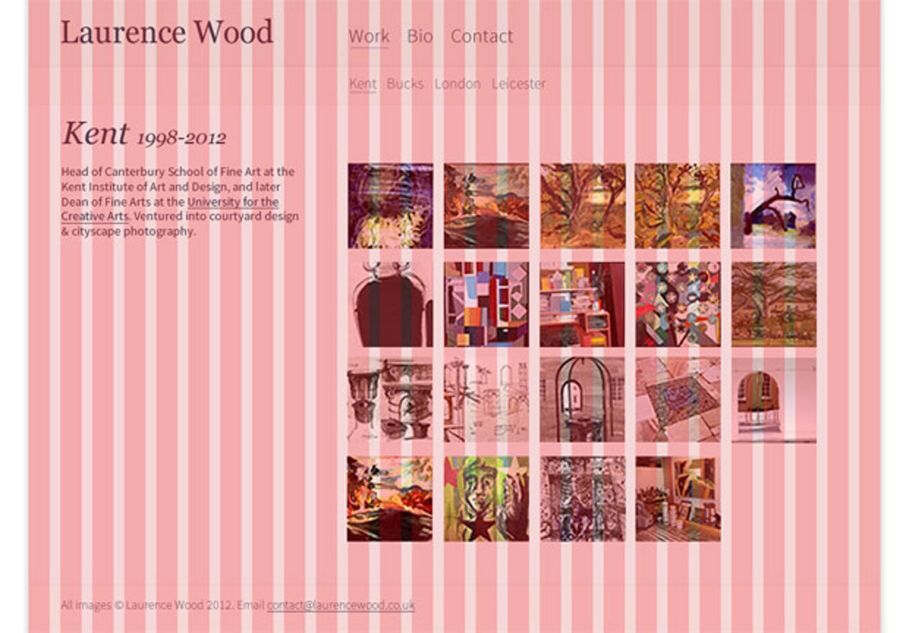 Laurence Wood desktop site