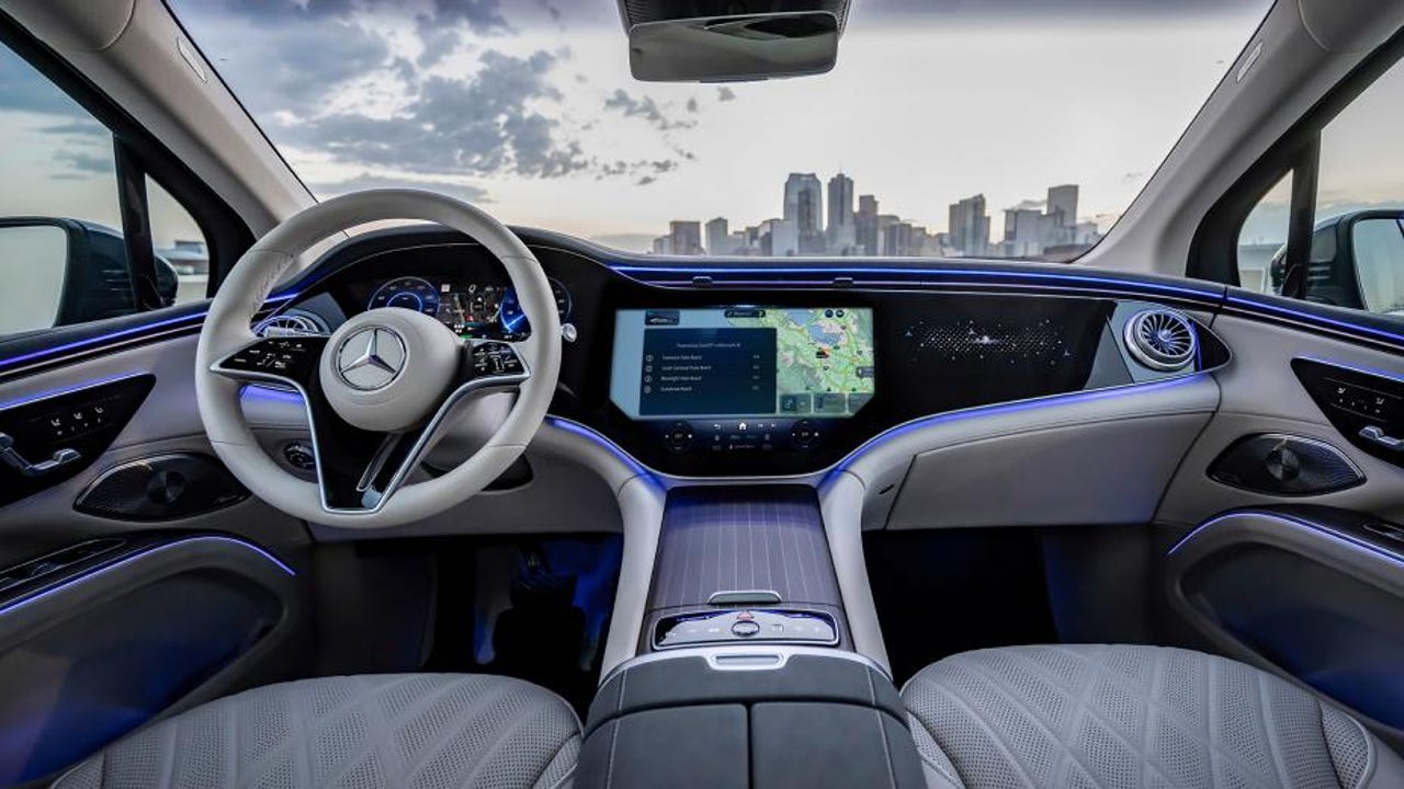 Mercedes-Benz car with ChatGPT integration