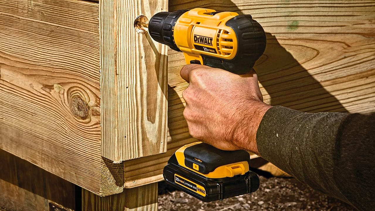 Awesome DeWalt MAX cordless drill impact driver set is only $130 this Prime Day | ZDNET