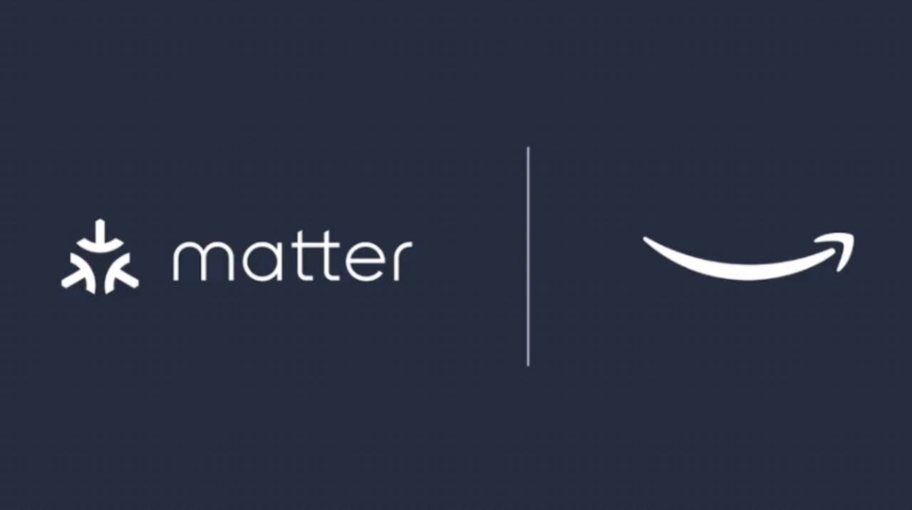 matter logo next to Amazon logo.