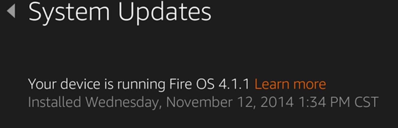 Fire OS 4.1.1