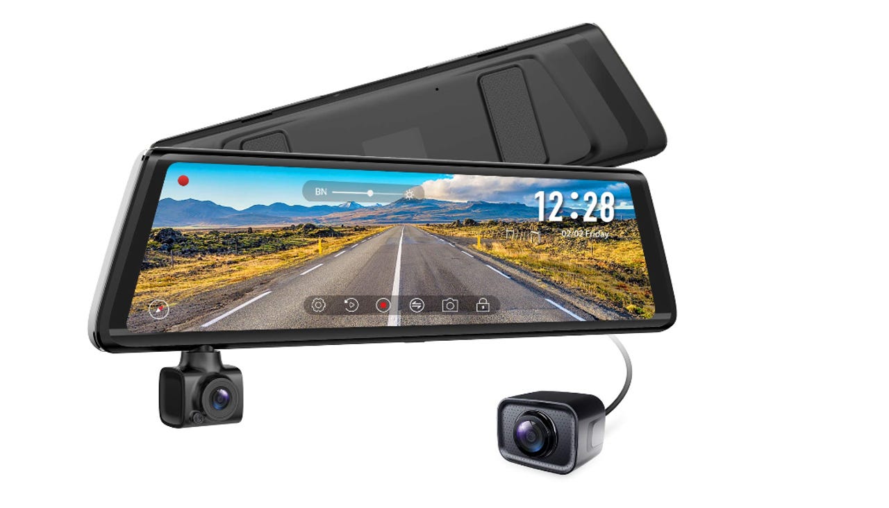 Hands on with Auto Vox A1 dash cam rotating camera for in-car recording zdnet