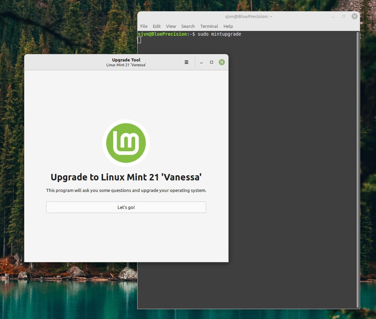 Atualize para o Linux Mint 21