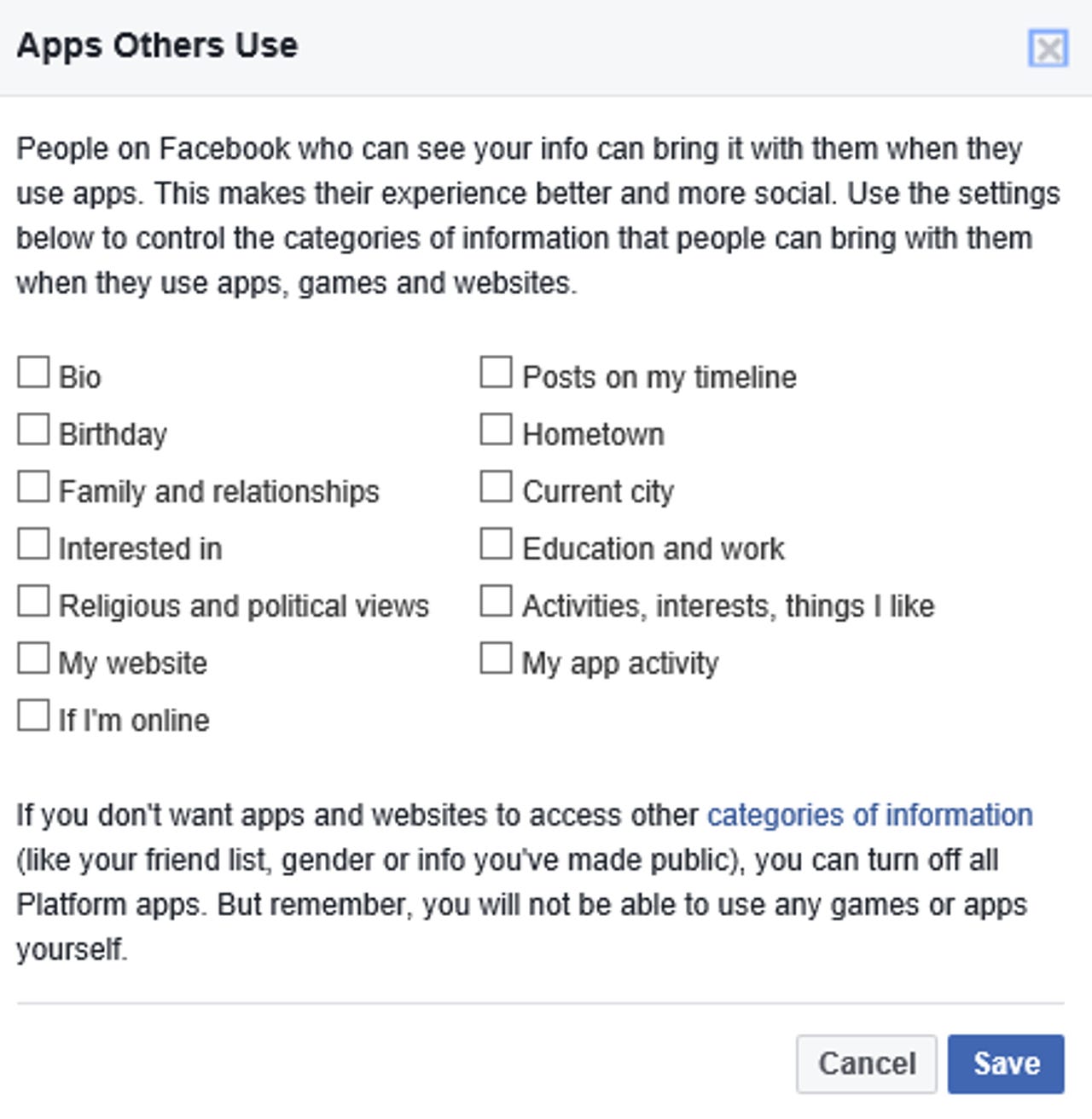How to reduce the information you send to Facebook ZDnet