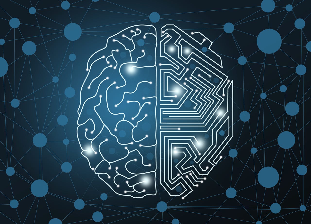 AI brain concept