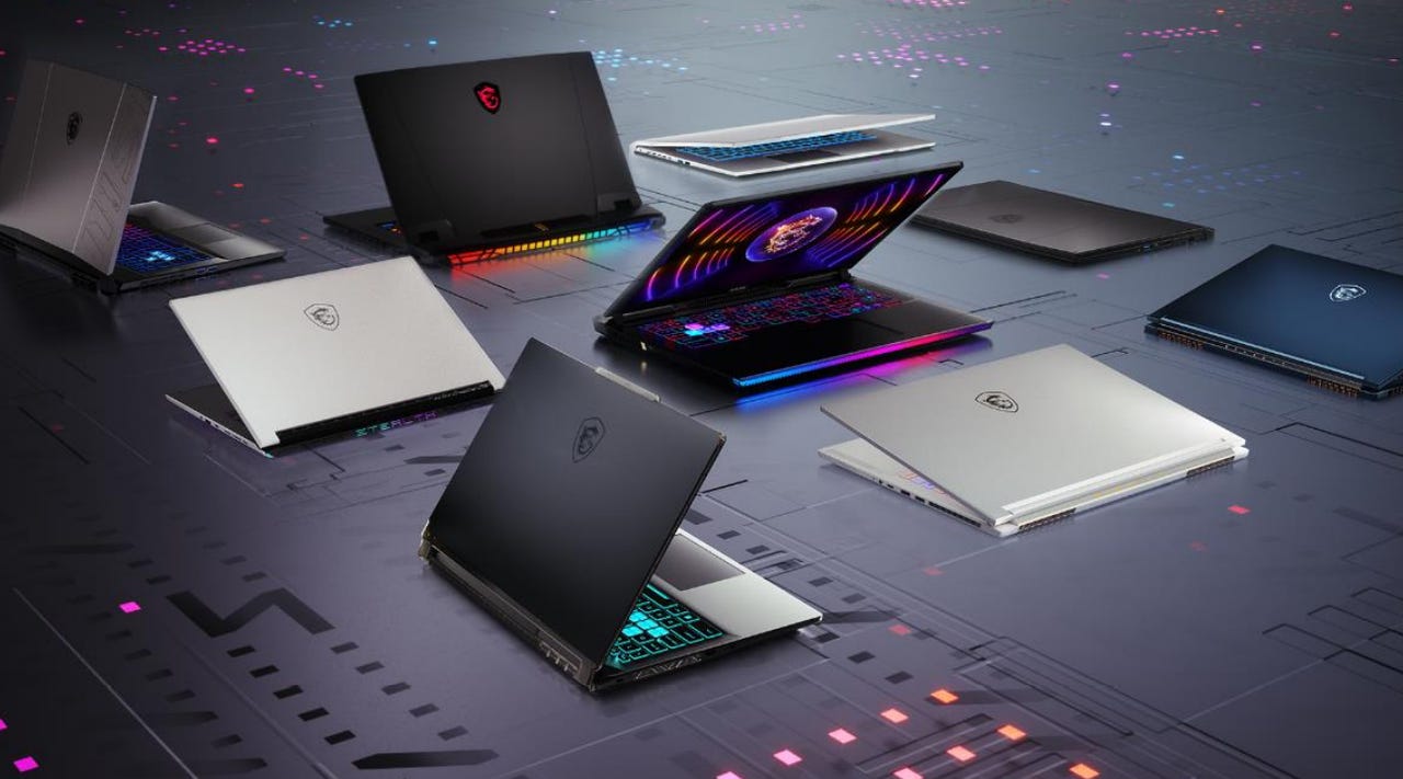 MSI Laptop lineup CES 2023