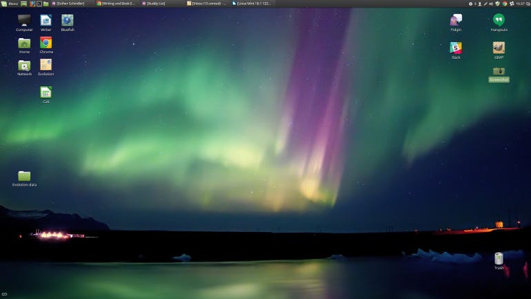 Linux Mint 18.1 Desktop