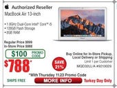 Fry's Black Friday deals include $98 Samsung Chromebook, $244 iPad, $788 MacBook Air