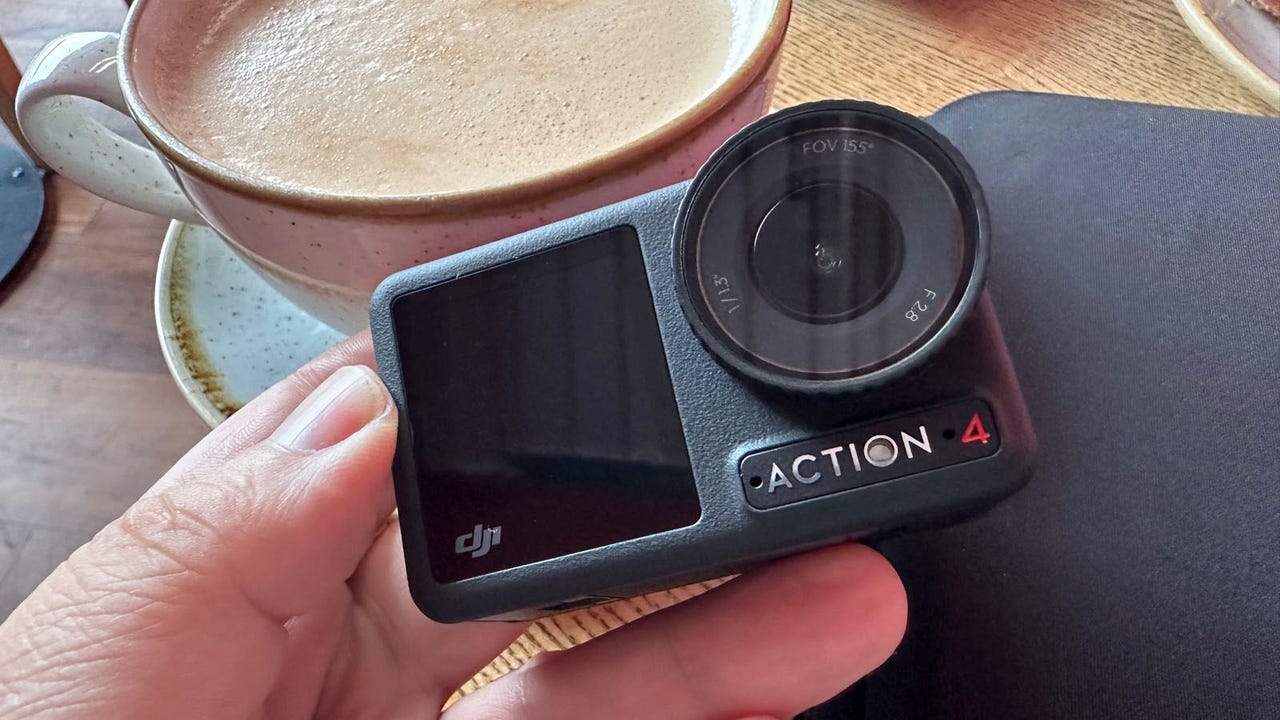 DJI Osmo Action 4 action camera.