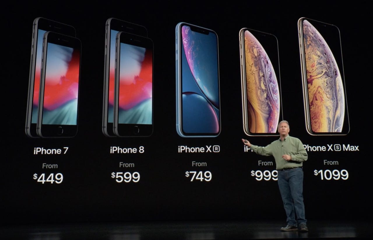 Full iPhone lineup pricing