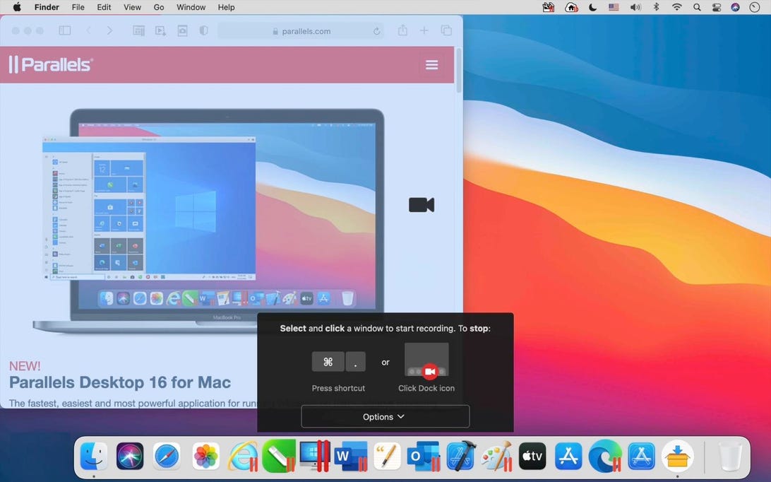 Parallels Toolbox for Mac: Record Window