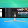 LG 49-inch 32:9 UltraWide QHD dual monitor