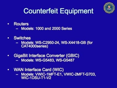 Counterfeit Cisco routers risk Â“IT subversionÂ” and failure 3