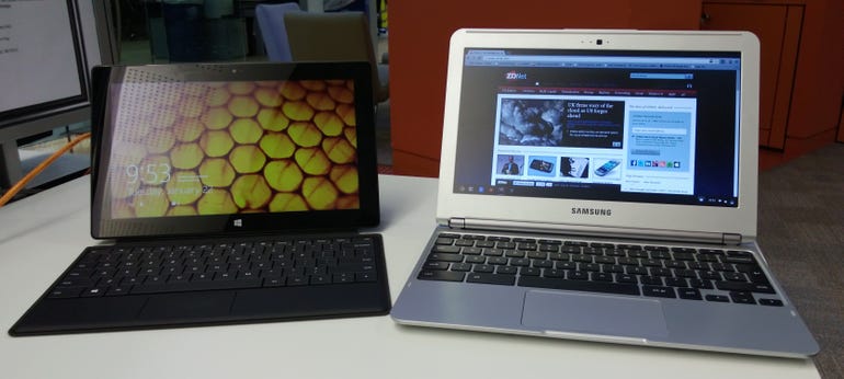 Surface RT and Chromebook