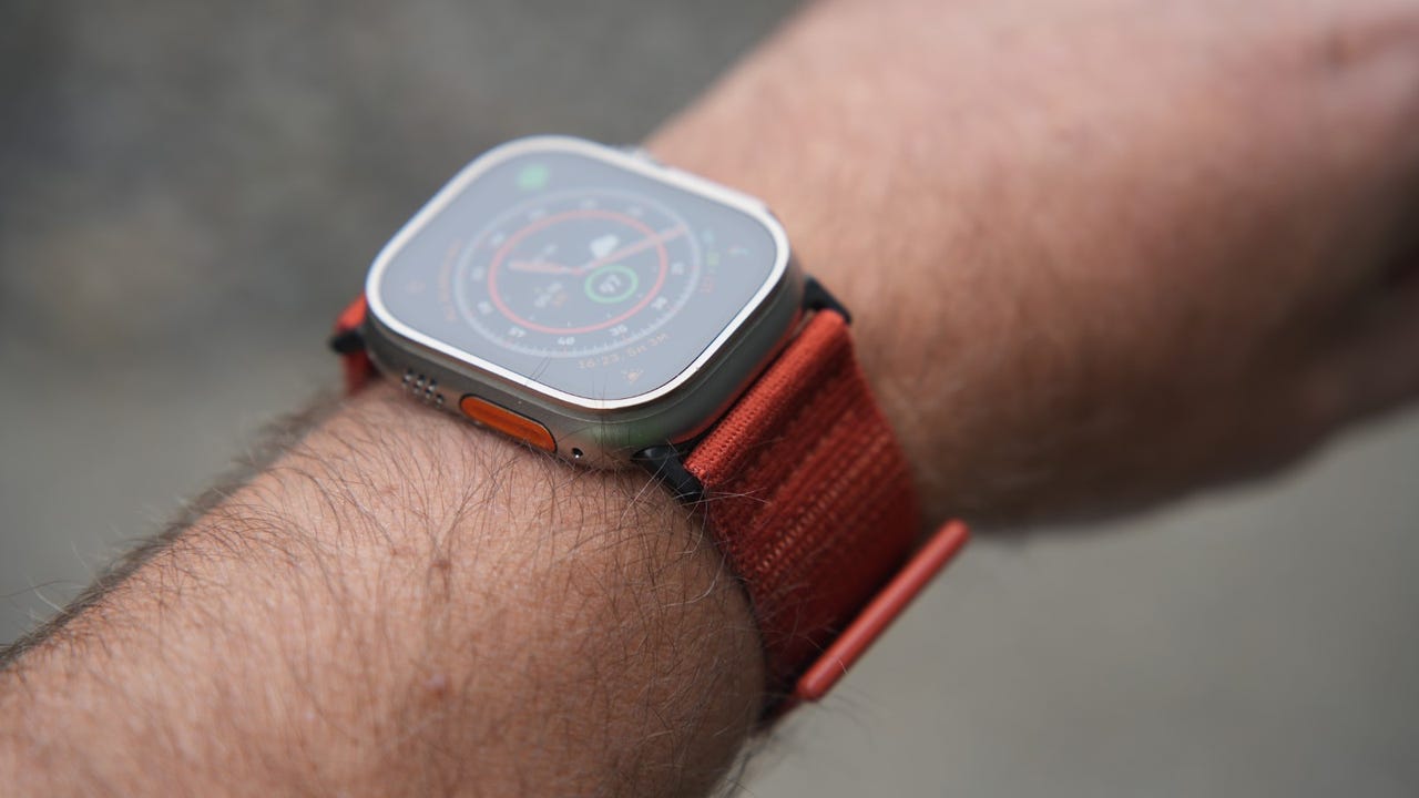 Apple Watch Ultra on wrist