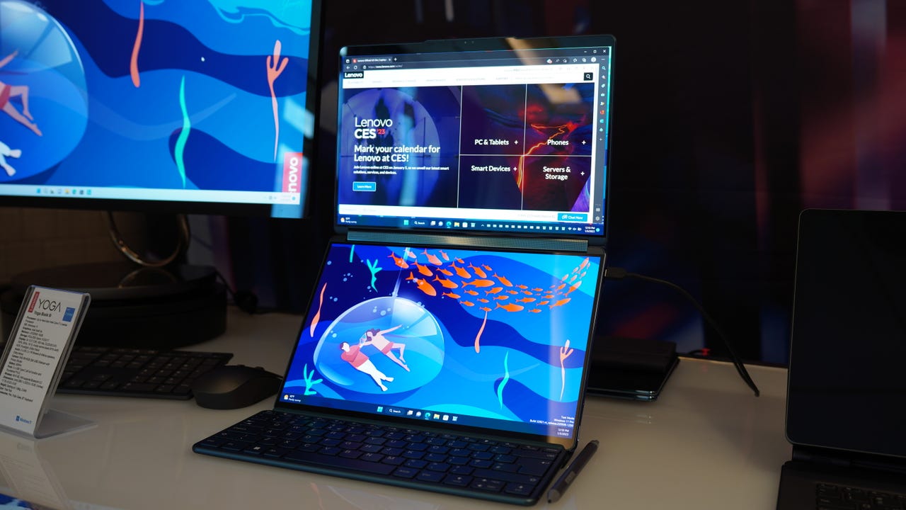 Can Lenovo's Yoga Book 9i finally make dual-screen laptops a thing? | ZDNET