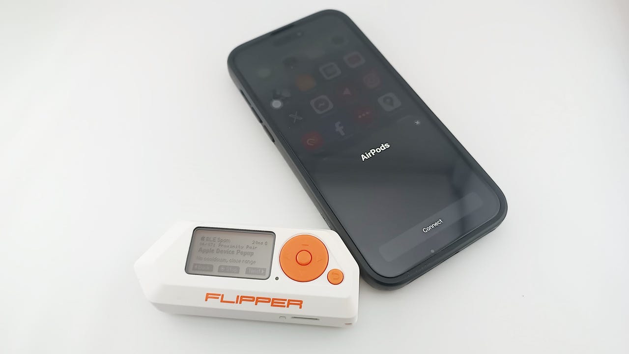 Hacking device Flipper Zero can spam nearby iPhones with Bluetooth