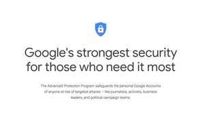 Google Advanced Protection Program